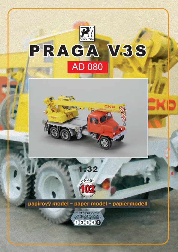 Papierový model - PRAGA V3S AD080