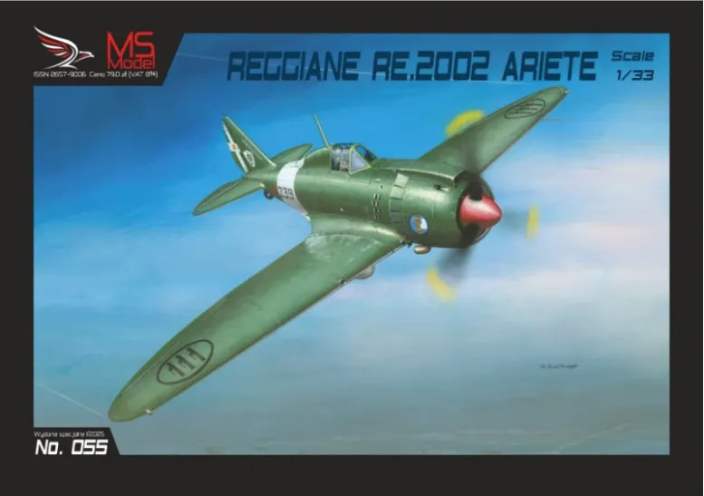 Papierový model - Reggiane Re.2002 Ariete