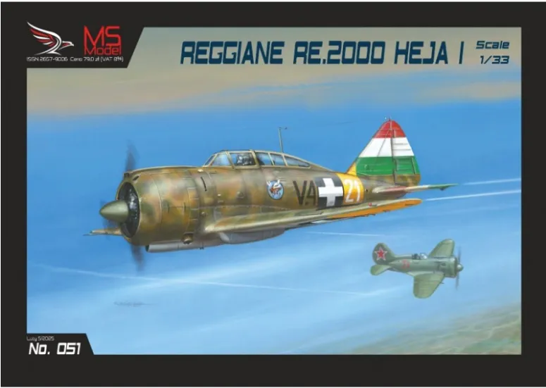 Papierový model - Reggiane Re.2000 Heja I