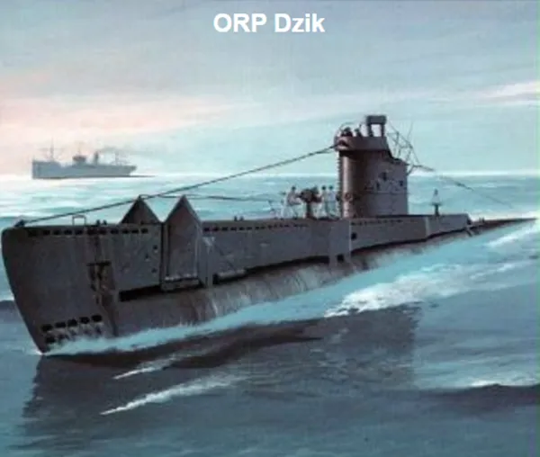 Papierový model - Ponorka ORP Dzik