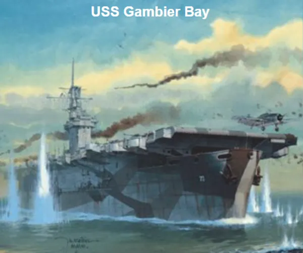 Papierový model - USS Gambier Bay