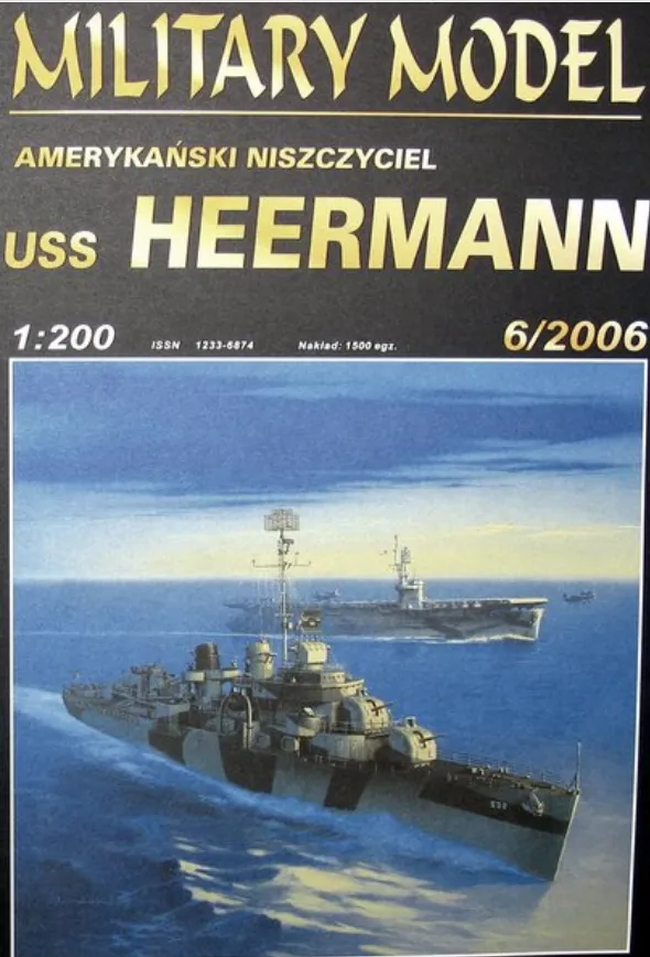 Papierový model - Torpédoborec USS Heermann