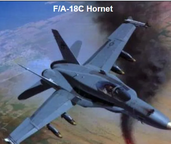 Papierový model - Stíhacie lietadlo F/A-18C Hornet