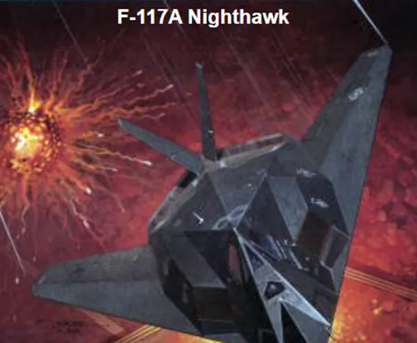Papierový model - Lockhead F-117A Nighthawk