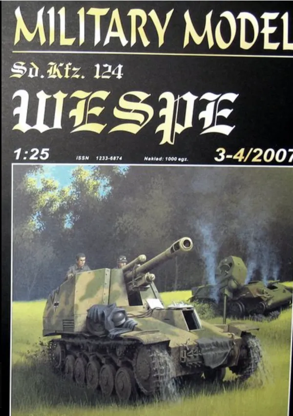 Papierový model - Sd.Kfz.124 WESPE