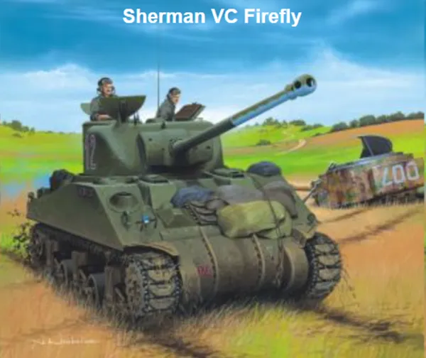Papierový model - M4A4 Sherman VC Firefly