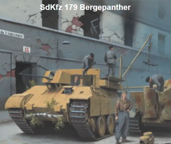Papierový model - SdKfz 179 Bergepanther