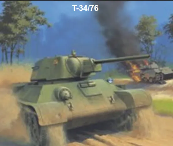 Papierový model - T-34/76