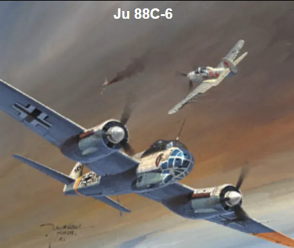 Papierový model - Ju 88C-6