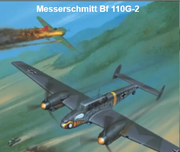 Papierový model - Messerschmitt Bf 110G-2