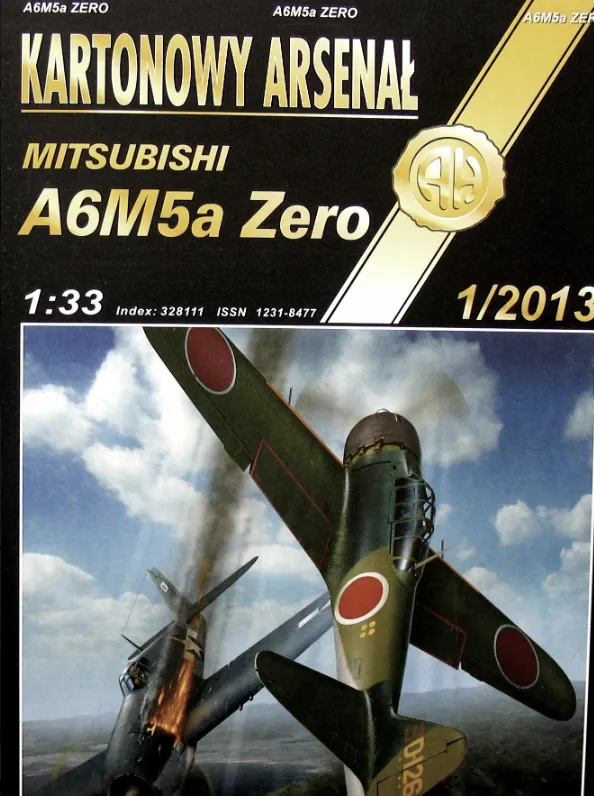 Papierový model - Mitsubishi A6M5a Zero 52a
