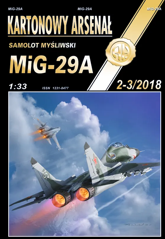 Papierový model - MiG-29A (120 GIAP)