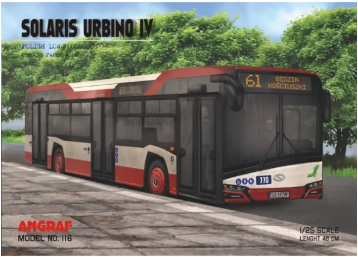 Papierový model - Autobus Solaris Urbino IV
