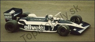Papierový model Formula F1 Brabham BT 55