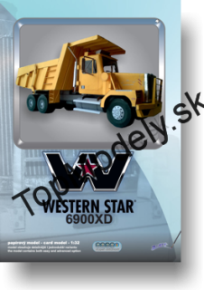 Papierový model - Sklápač WESTERN STAR 6900XD - ZĽAVA