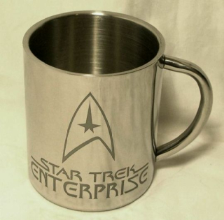 Nerezový termohrnček 0,25l Star Trek ENTERPRISE logo