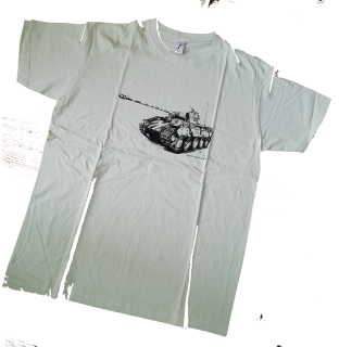 Tričko s obrázkom - PzKpfw V Panther Ausf. D - Zelené