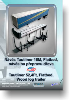 Papierový model - Náves Tautliner 3v1