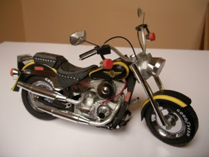 Papierový model Harley-Davidson FAT BOY