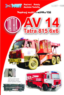 Papierový model - AV 14 Tatra 815 6x6