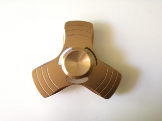 Hand Fidget Spinner Tri-spinner strieborná