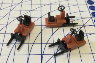 Set vysokozdvižných vozíkov 3ks 1:87
