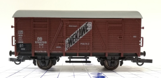 Nákladný vagón uzavretý Gr na prepravu vína Wekawe DB 1:87