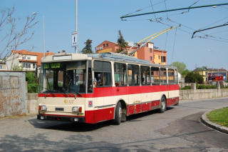 Papierový model Trolejbus Škoda 14 Tr 01