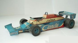 Papierový model Formula F1 Toleman TG 181 1981