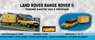 Papierový model - Land Rover Range Rover II