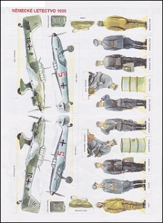 Papierový model Vojaci Nemecké letectvo 1939