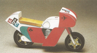 Papierový model Závodný motocykel