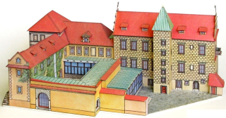 Papierový model Dom československých detí na Pražskom hrade