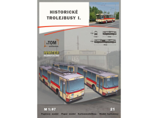 Papierový model - Historické Trolejbusy I. - 14Tr a 15Tr