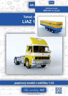 Papierový model - LIAZ 100.47 + BSS 31.23.22