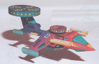 Papierový model Kozmická loď GALAXY