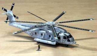Papierový model Vrtulník Sikorsky MH-53 Pave Low