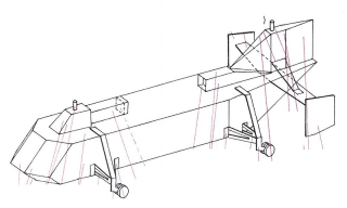 Papierový model Experimentálny dvojrotorový vrtuľník