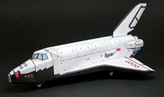 Papierový model Sovietsky raketoplán Buran