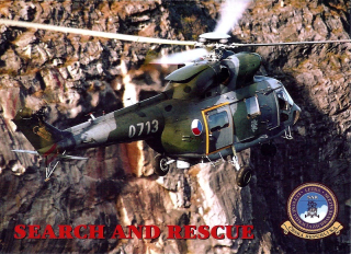 Pohľadnica W-3A Sokol - letky SAR a MEDEVAC