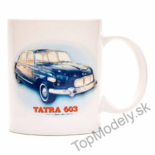 Hrnček porcelánový s potlačou Tatra 603