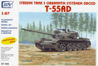 Stredný tank s obranným systémom DROZD T-55AD