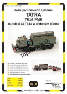 Papierový model - Tatra 815 PMS (břehový díl)