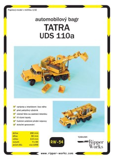 Papierový model - Tatra T148 UDS 110a