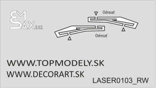 Laserom rezaný doplnok - Stierače Tatra 138 a 148 RW