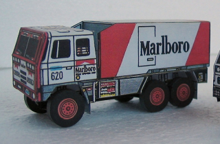 Papierový model Minibox Tatra 815 6x6