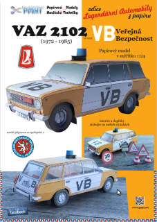 Papierový model - VAZ 2102 VB