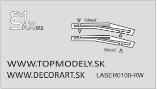Laserom rezaný doplnok - Stierače Tatra 813 a 815 RW